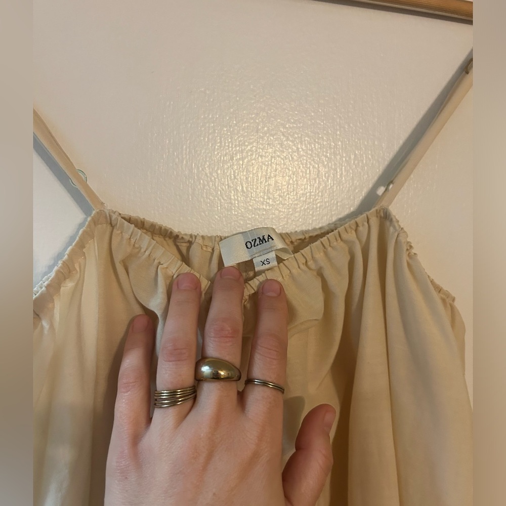 Ozma Frankie Slip dress in Ceramic Cotton Silk